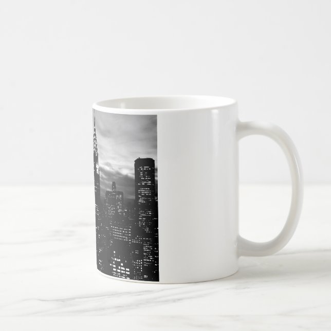 Black & White New York City Midtown Kaffeetasse (Rechts)