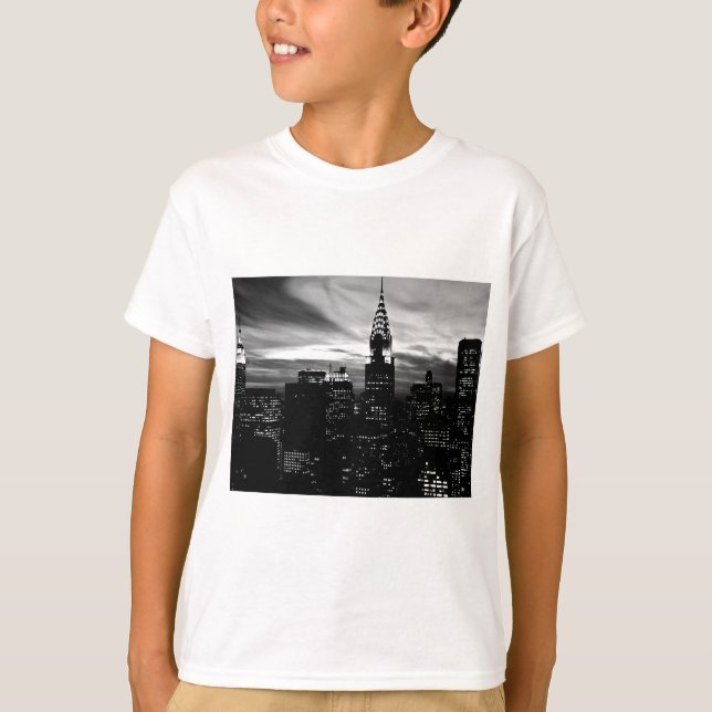 Black & White New York City Midtown T-Shirt (Vorderseite)