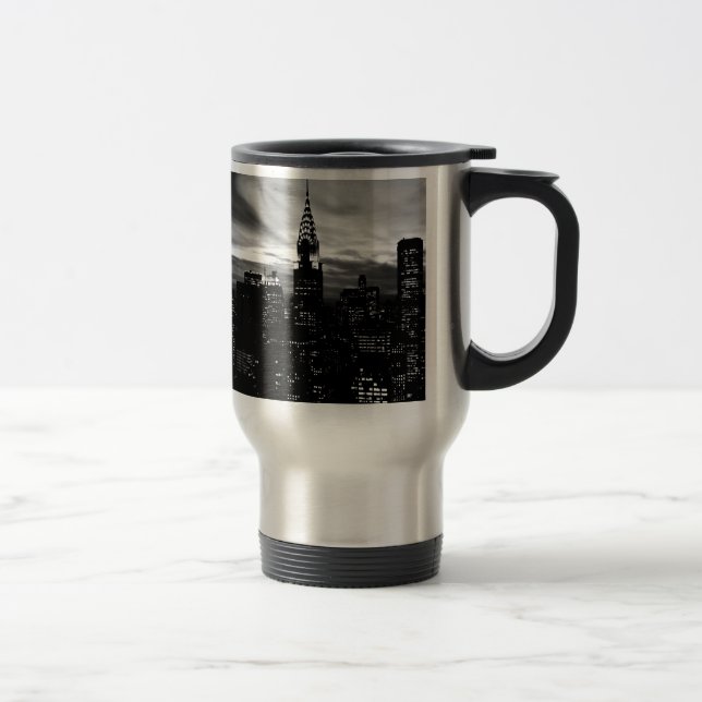 Black & White New York City Midtown Tasse (Rechts)
