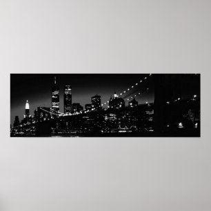 Black & White New York City Poster