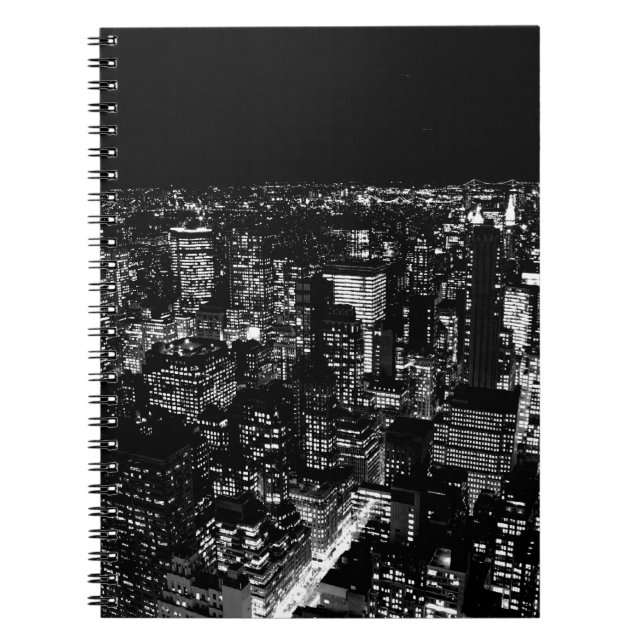 Black & White New York Notizblock (Vorderseite)