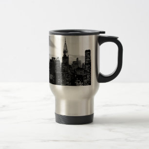 Black & White New York Reisebecher