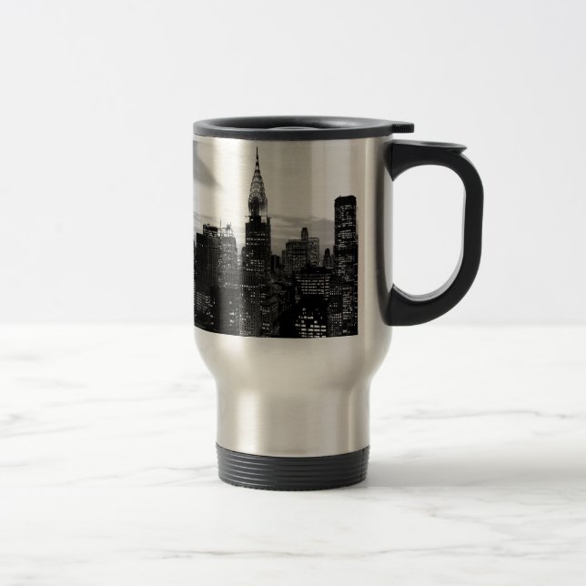Black & White New York Reisebecher (Rechts)