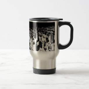 Black & White New York Reisebecher