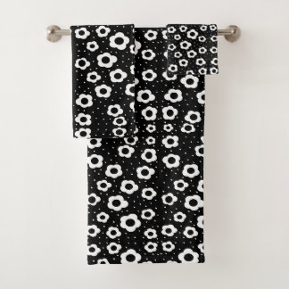 Black & White + Poa Badhandtuch Set