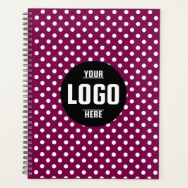 Black & White Polka Dot Custom 2026 Business Planer