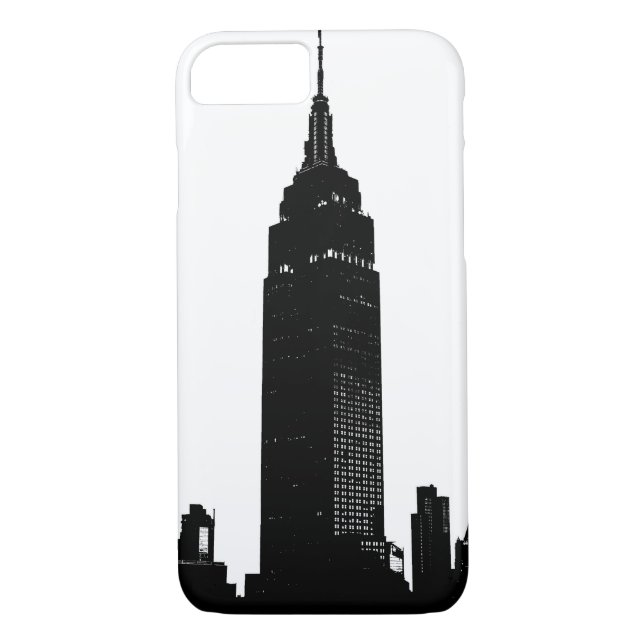 Black & White Pop New York Case-Mate iPhone Hülle (Rückseite)