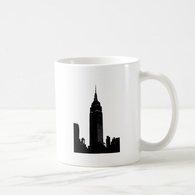 Black & White Pop New York Kaffeetasse (Rechts)