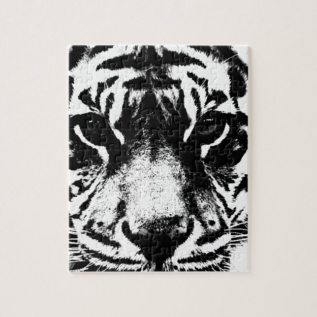 Black & White Tiger (Vertikal)