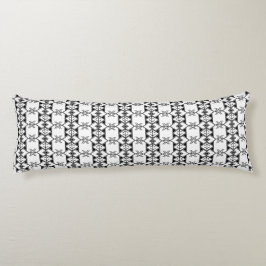 Black & White Tribal Geometric Seitenschläferkissen