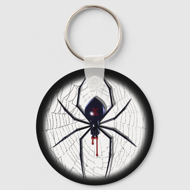 Black Widow Key Ring Schlüsselanhänger (Vorderseite)