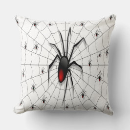 Black Widow Spider and Babies - Kissen