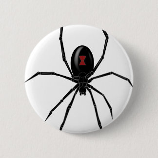 Black WIdow Spider Button