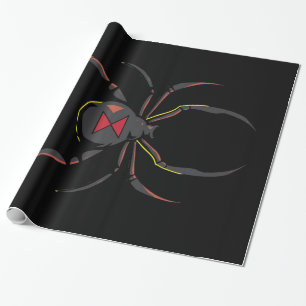 Black Widow Spider-Geschenk Spider Lovers Geschenkpapier