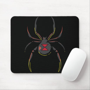 Black Widow Spider-Geschenk Spider Lovers Mousepad