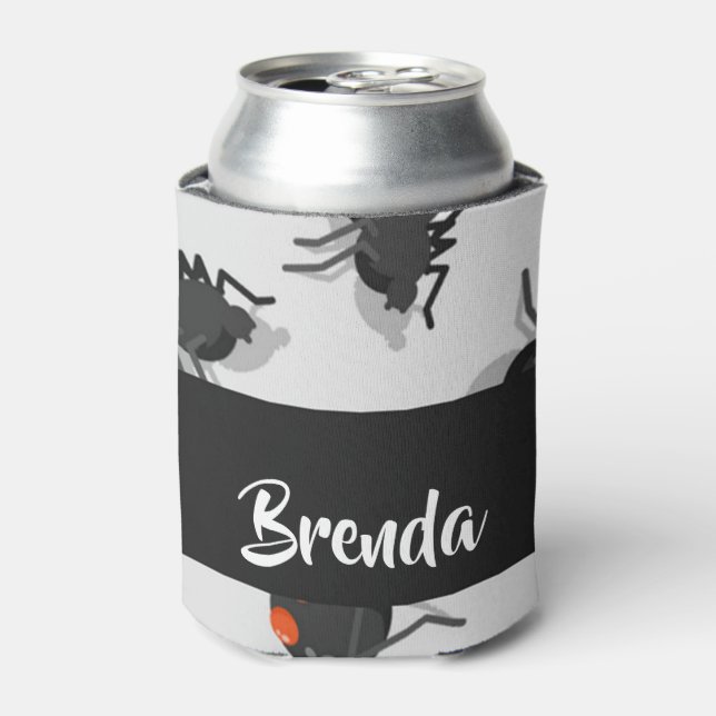 Black widow spider pattern dosenkühler (Kanne Vorderseite)