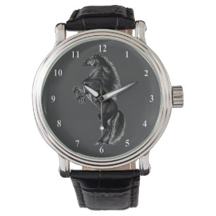 Black Wild Horse Watch Armbanduhr