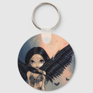 "Black Winged Angel" Keychain Schlüsselanhänger