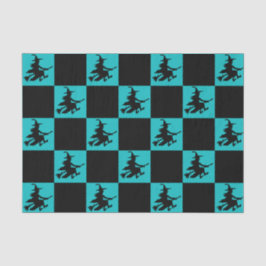 Black Witches Checkered Seidenpapier