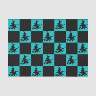 Black Witches Checkered Seidenpapier