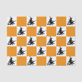 Black Witches Checkered Seidenpapier