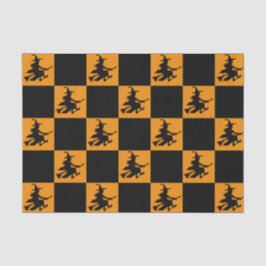 Black Witches Checkered Seidenpapier