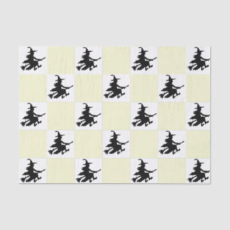 Black Witches Checkered Seidenpapier