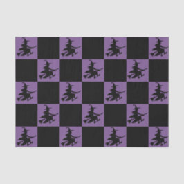 Black Witches Checkered Seidenpapier