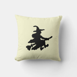 Black Witches on Yellow Kissen