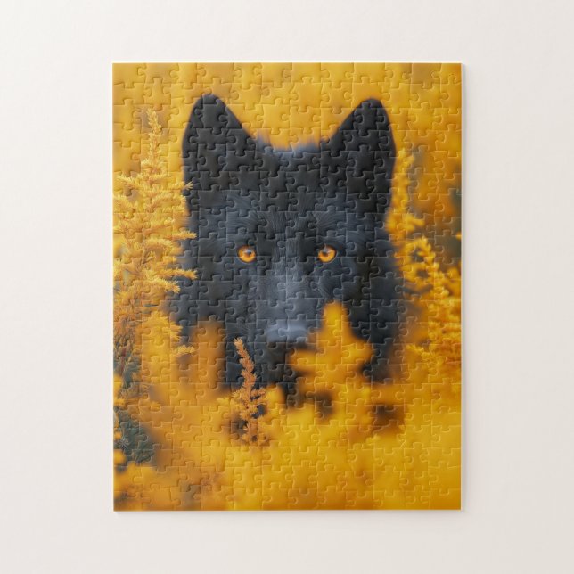 Black Wolf Dog German Shepherd (Vertikal)