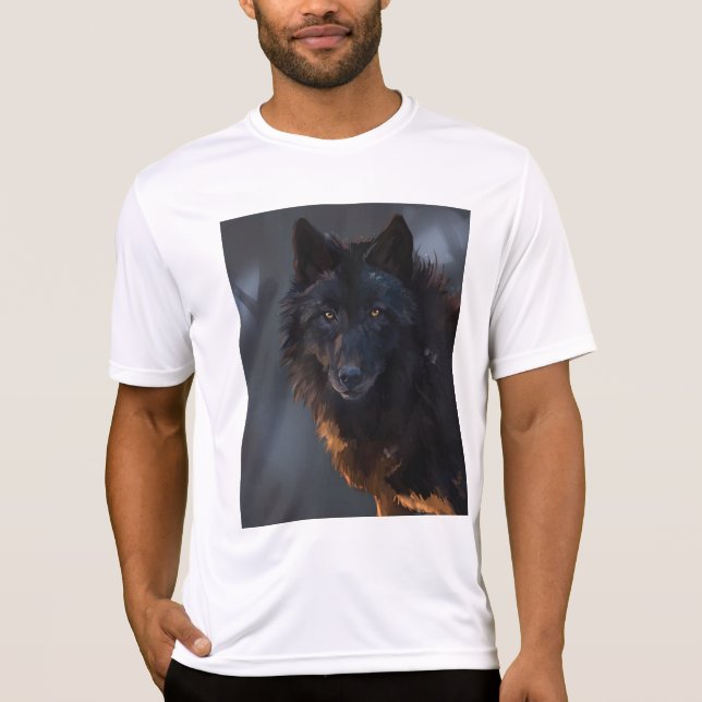 Black Wolf T-Shirt (Vorderseite)