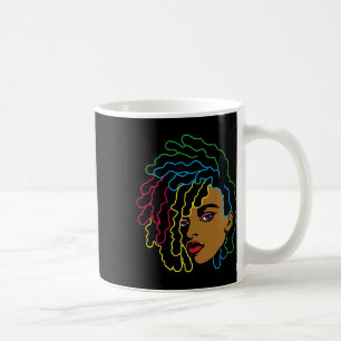 Black Woman African Afro Hair Cool Black History m Kaffeetasse