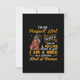 Black Women August Geburtstagsgeschenke Im A Leo Q Einladung