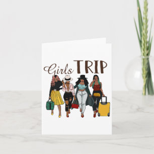 Black Women Girls Trip Afro Königin Melanin Afrika Karte