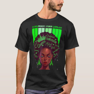 Black Women Königin Stronger als Cerebral Palsy Gr T-Shirt