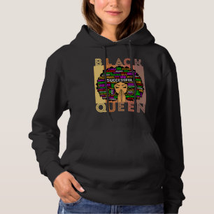Black Women Melanin Teacher Queen Afro Black Girl Hoodie