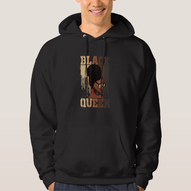 Black Womens African American Natural Blac Hoodie (Vorderseite)