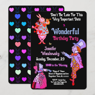 Black Wonderland Wunderbare Blühteneinladung