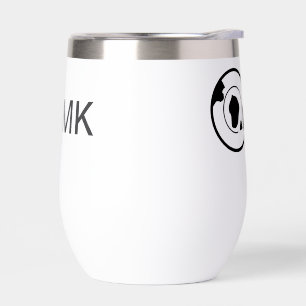 Black world globe ajouter nom monogramme détails d