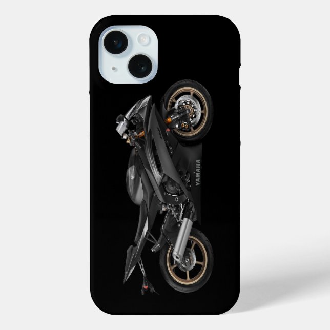 Black Yamaha Yzf - R6 Motorrad Case-Mate iPhone Hülle (Rückseite)