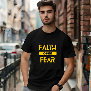 Black Yellow Simple Typografy T - Shirt