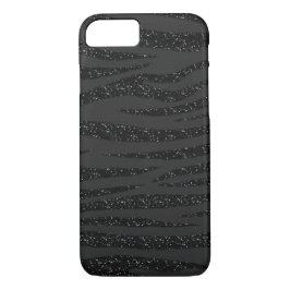 Black Zebra Glitzer Case-Mate iPhone Hülle