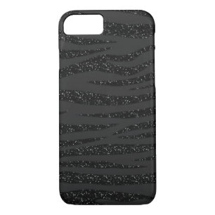Black Zebra Glitzer Case-Mate iPhone Hülle