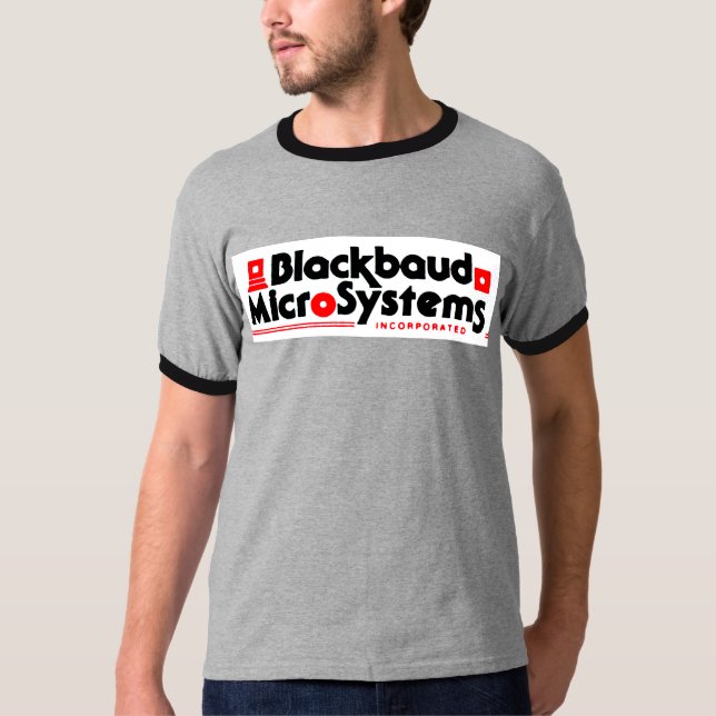 Blackbaud Mikrosysteme säubern den Wecker (grau) T-Shirt (Vorderseite)