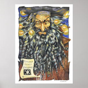 Blackbeard großes Plakat