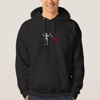 Blackbeard Piraten-Flaggen-Sweatshirt Hoodie
