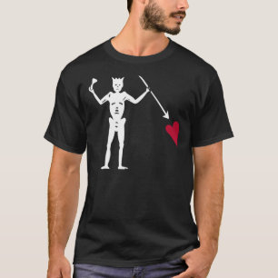 Blackbeard&x27;s Piratenflagge Pirate Flag Shirt, T-Shirt