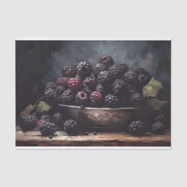 BlackBerry 1 Dekoupage Paper Seidenpapier (Vorderseite)