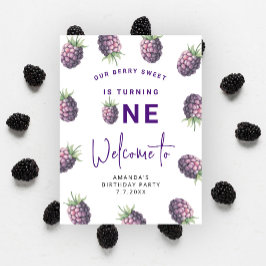 BlackBerry 1. Geburtstag Party | Berry First Poster