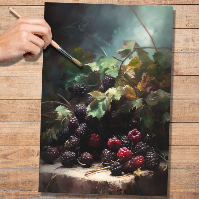 BlackBerry 4 Dekoupage Paper Seidenpapier (Von Creator hochgeladen)